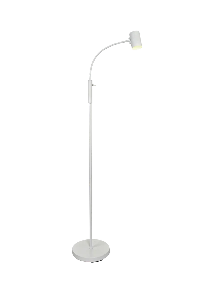 Gulvlampe Hugin – Hvit – Belysning | m v:3116101 Gulvlampe Hugin – Hvit – Belysning | m v:3116101