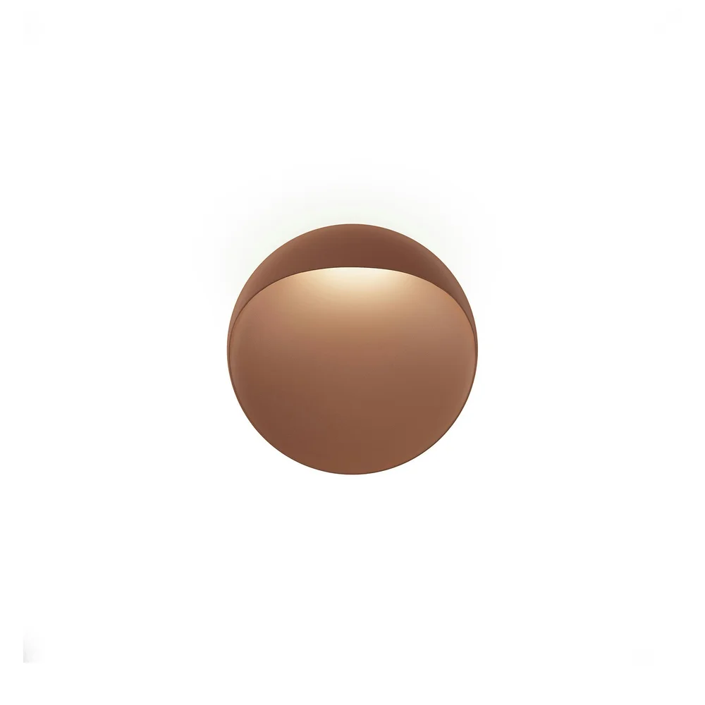 Flindt Vegglampe Ø200 LED 2700K, Corten v:4535221 Flindt Vegglampe Ø200 LED 2700K, Corten v:4535221