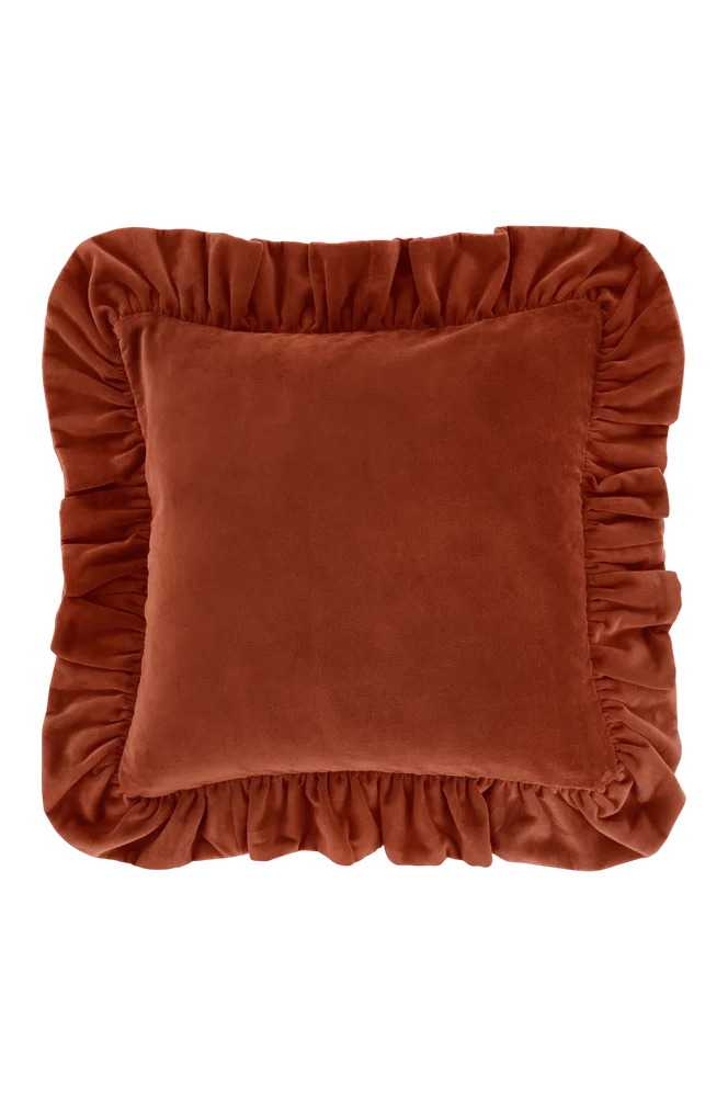 FRILLE putetrekk 50x50 cm - Rød - Tekstiler | m v:6915160