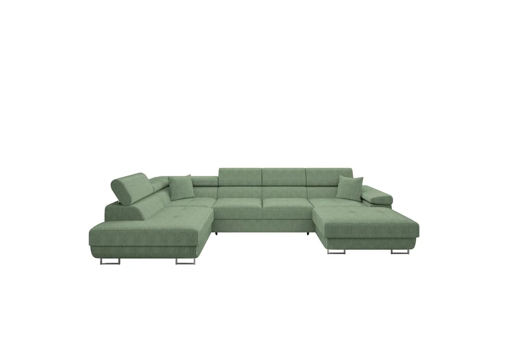 Gabina Sofa med Divan og Sjeselong 4-seter v:6406020