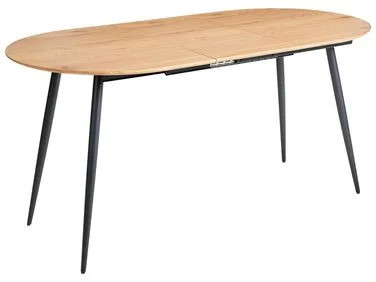 Uttrekkbart spisebord CLAVET Lysebrun 120/160 cm 80 cm v:2446396 Uttrekkbart spisebord CLAVET Lysebrun 120/160 cm 80 cm v:2446396
