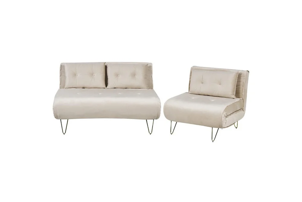 Bäddsoffa Beige||GOLD v:5515907