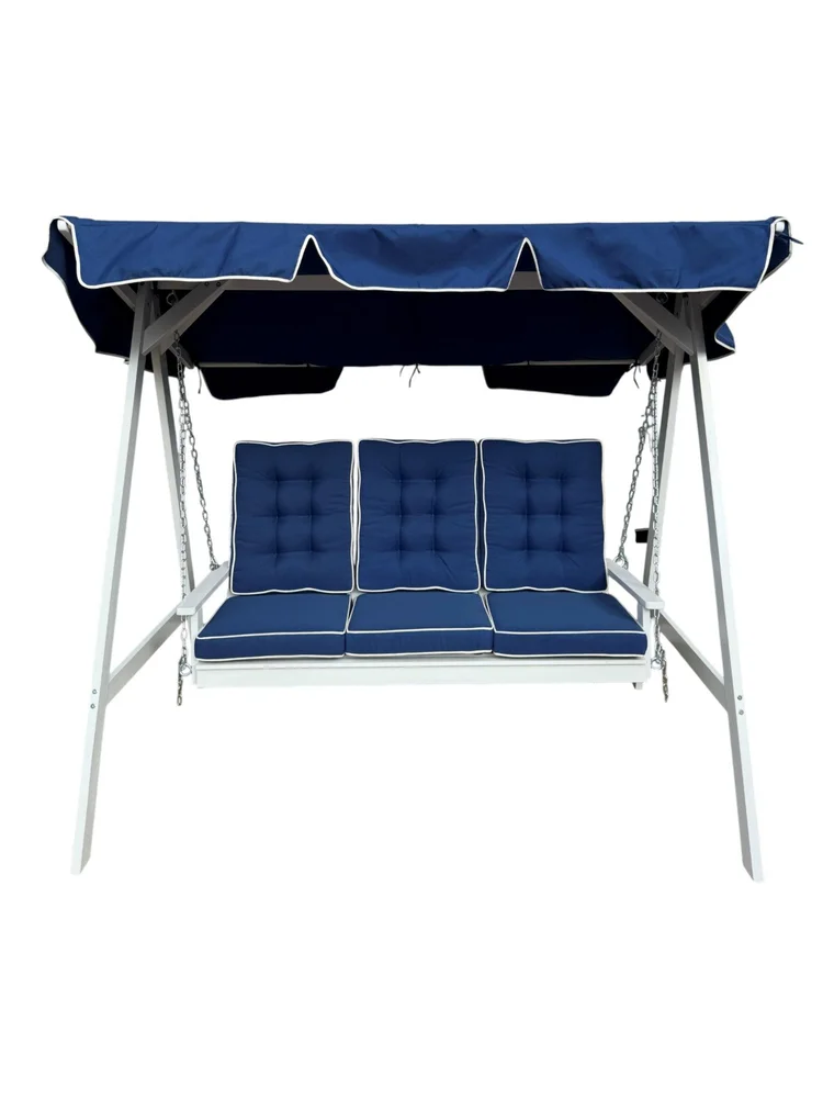 Landet Hammock Gyngesofa med tak i akasie tre inkludert puter 195x125x159 v:7538672 Landet Hammock Gyngesofa med tak i akasie tre inkludert puter 195x125x159 v:7538672