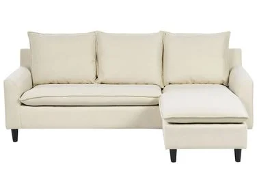 Hjørnesofa 3-seter ELVENES Beige Venstrevendt v:5644976 Hjørnesofa 3-seter ELVENES Beige Venstrevendt v:5644976