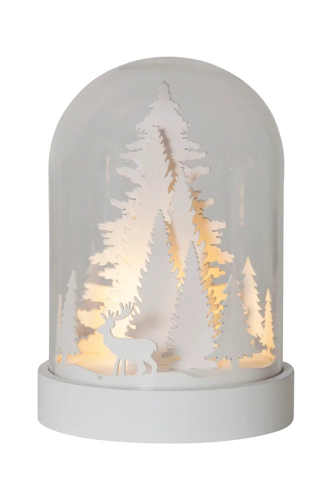 Glasskuppel Skog – Hvit – Belysning | m v:1127843 Glasskuppel Skog – Hvit – Belysning | m v:1127843