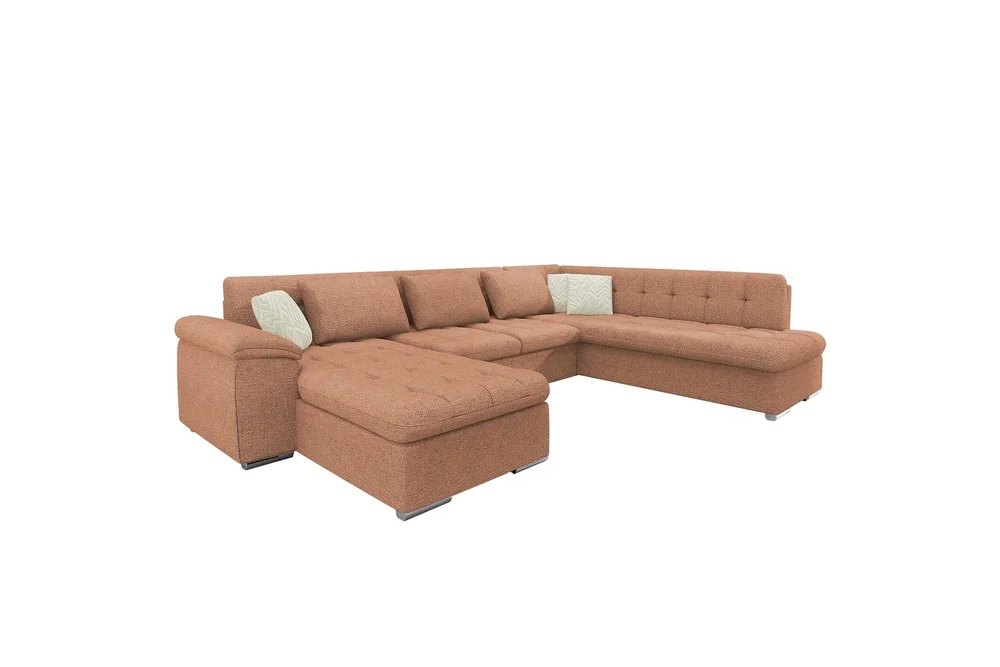 Dynir Sofa med Sjeselong og Divan 4-seter v:7927552