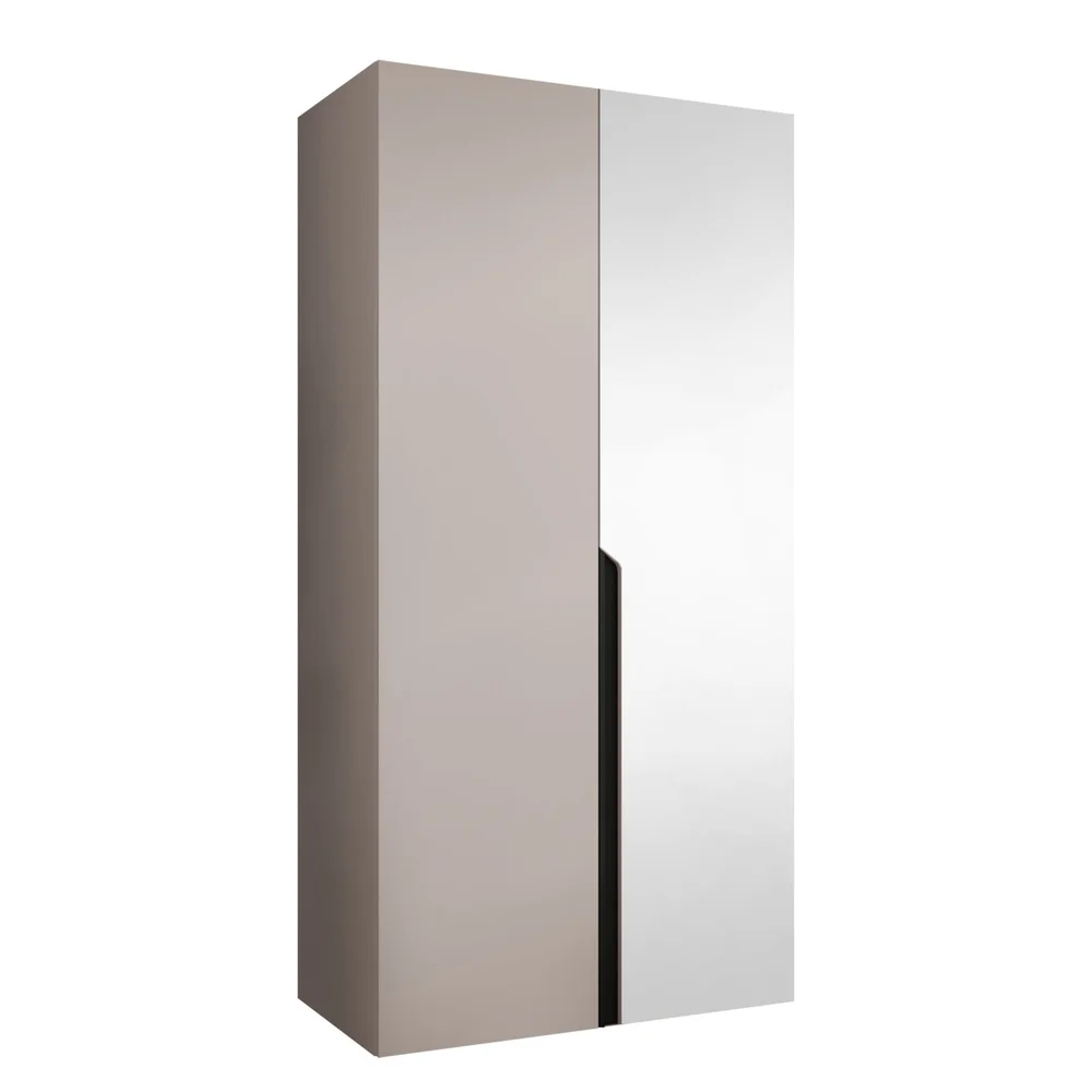 Milias Garderobeskap med speil 100x202 cm v:7921577