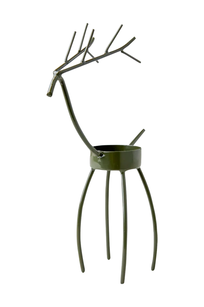 Telysholder S Oh Deer 2-pk - Grønn - Dekor | m v:2516715