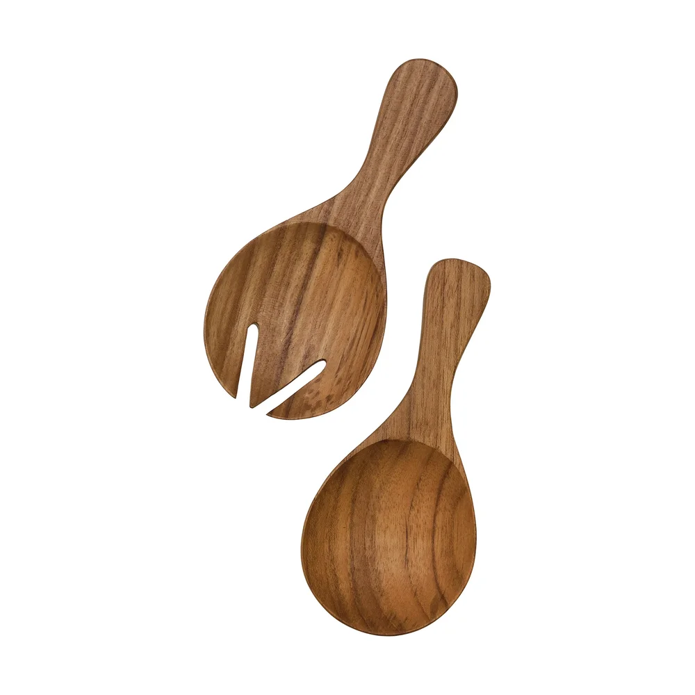 Teak salatbestikk small 2 deler v:503600