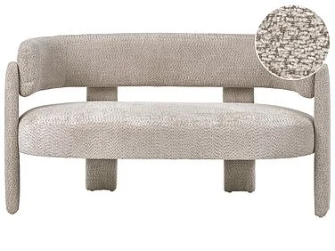 Sofa 2-seters BUREA Chenille Lys beige v:3150510 Sofa 2-seters BUREA Chenille Lys beige v:3150510