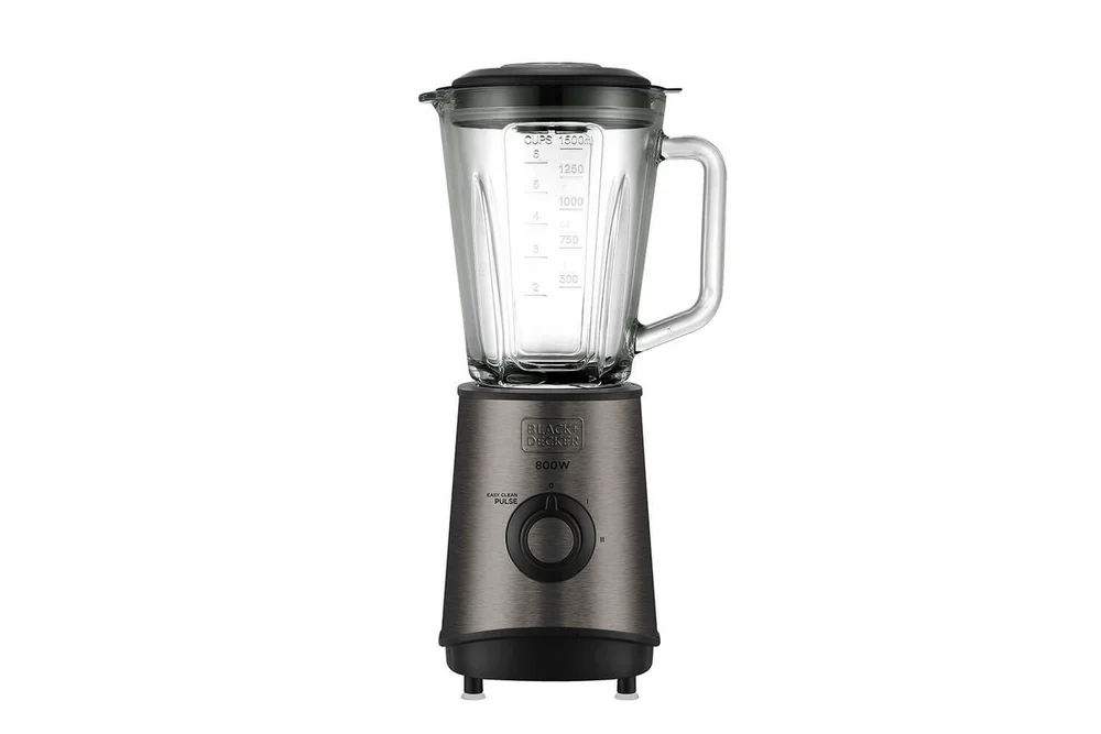 Blender Black+Decker 800W 1,5L Børstet Stål v:9620523 Blender Black+Decker 800W 1,5L Børstet Stål v:9620523