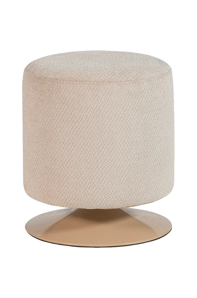 Islen Pouf med svingbar base – Beige m v:2800002