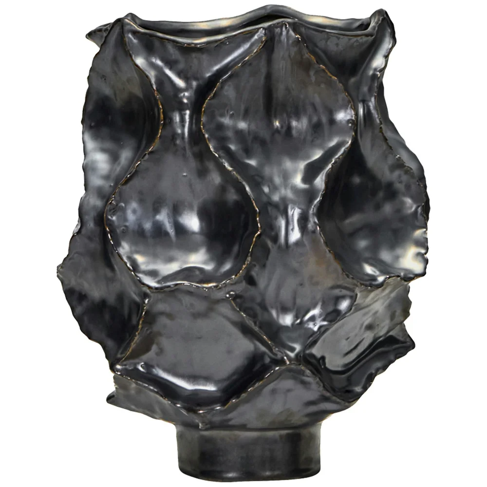 Waves Vase 25 cm, Antique Metallic v:5898437