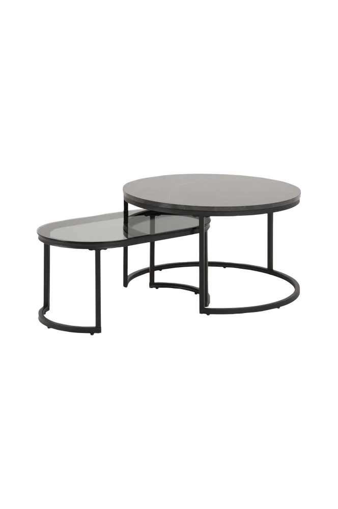 Settbord Alde, sett med 2 - Svart m v:2751434