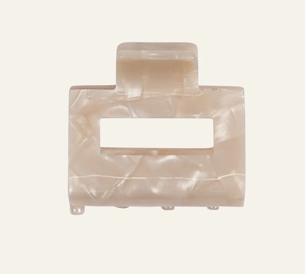 Hårklype beige – 3,8×5,1×4,5 cm v:4397285