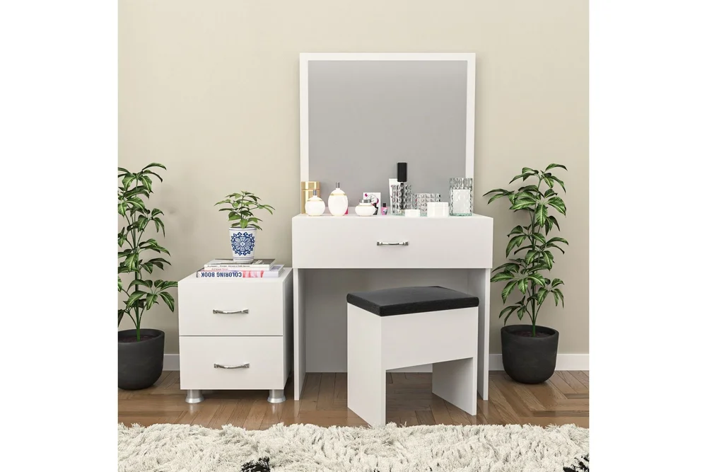 Make-up Table Hvit v:8335365