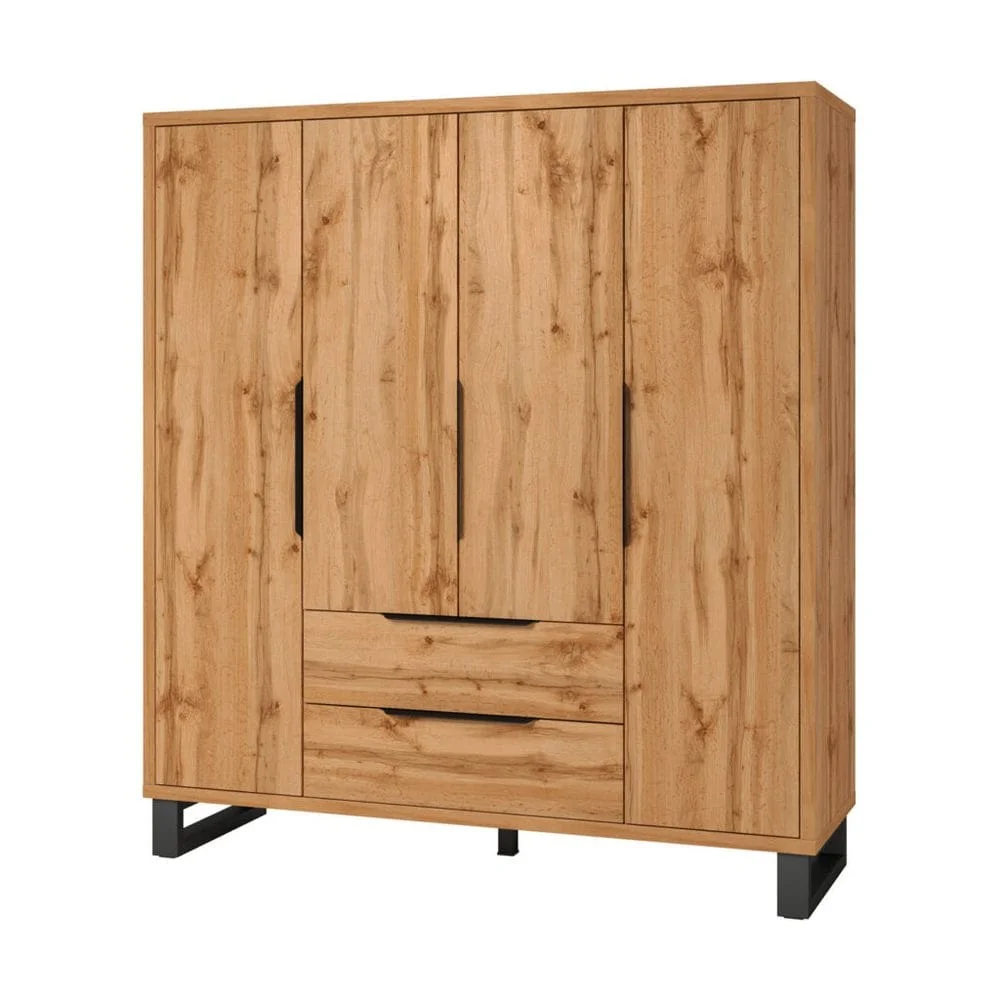 Garderobe Halle S 4 dører med 2 skuffer v:1073483