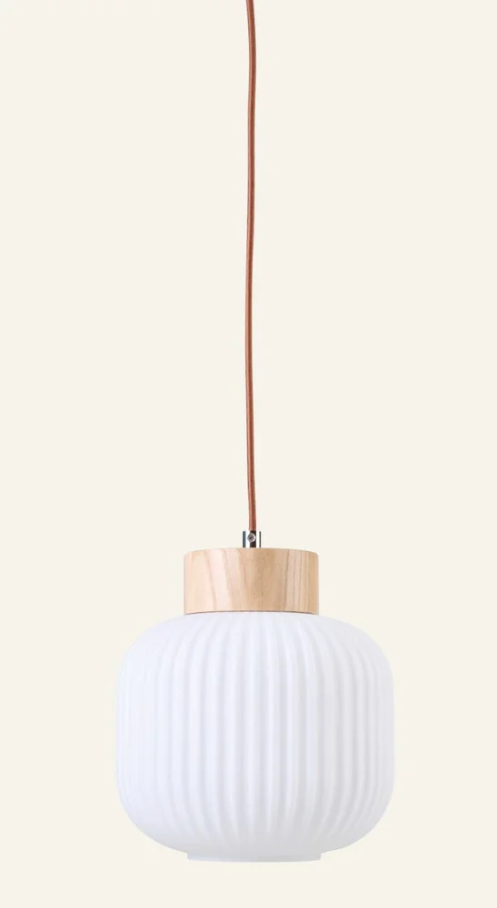 Taklampe natur - 24 cm ø20 v:268287