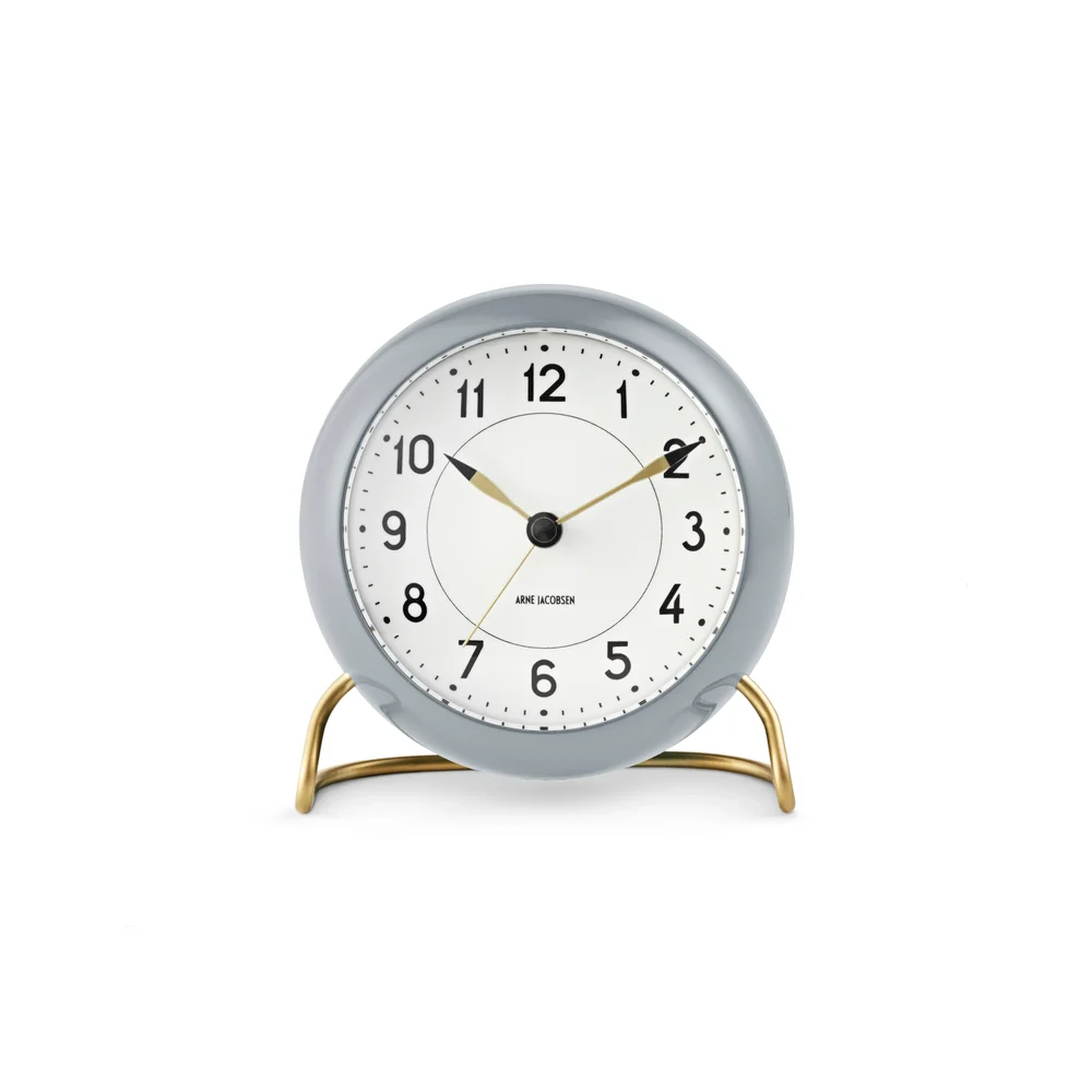 AJ Station bordklokke 12 cm v:9810468 AJ Station bordklokke 12 cm v:9810468