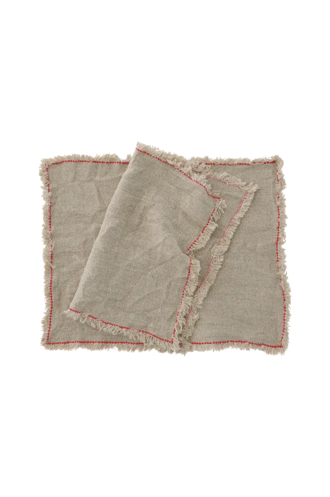 Bordmatte Ingrid 2-pakning – Beige – Tekstiler | m v:3910954 Bordmatte Ingrid 2-pakning – Beige – Tekstiler | m v:3910954