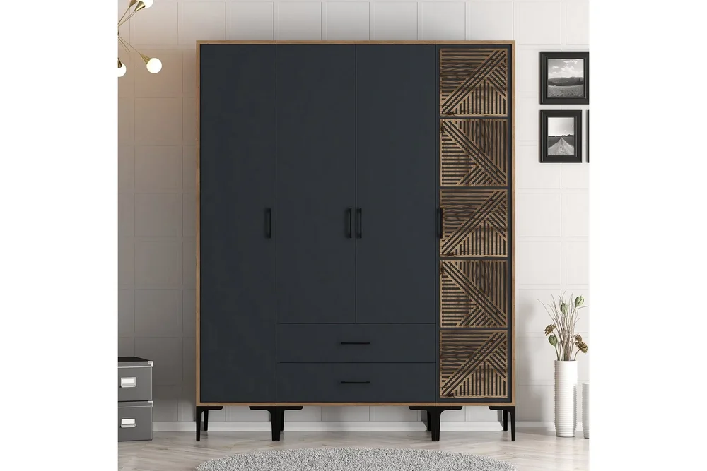 Kumsal Garderobe 160 cm v:7955892