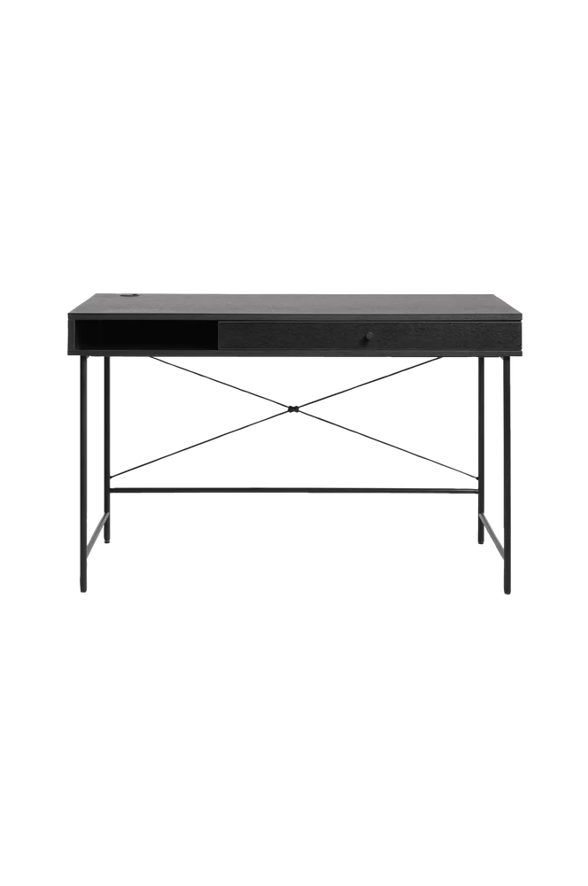 SKRIVEBORD Brooklyn 76 x 120 x 60 CM – Svart m v:6086671 SKRIVEBORD Brooklyn 76 x 120 x 60 CM – Svart m v:6086671