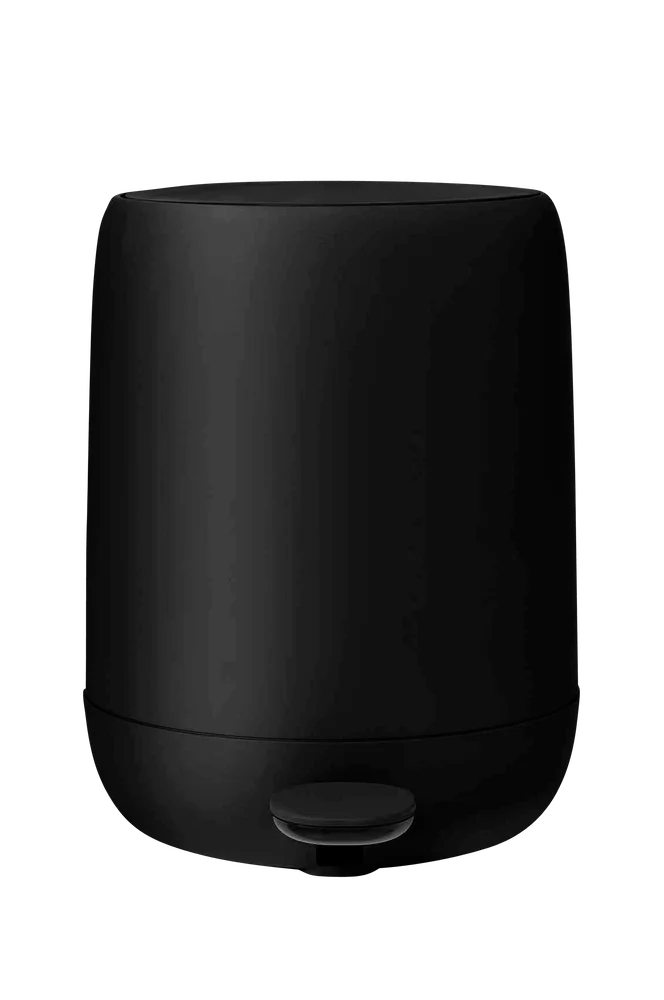 Pedalbøtte Sono 5L – Svart – Dekor | m v:1262995 Pedalbøtte Sono 5L – Svart – Dekor | m v:1262995