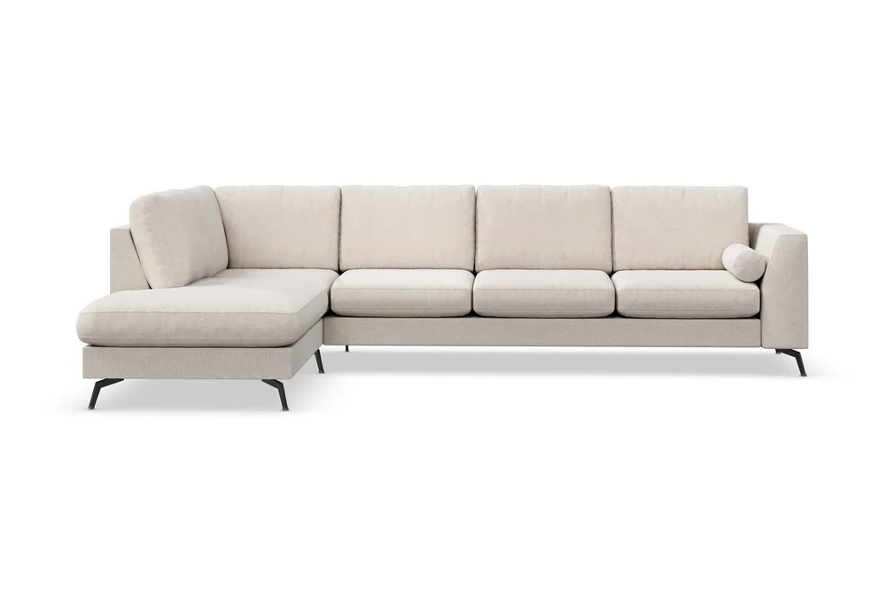 Ocean Lyx 4-seters Venstrevendt L-formet Sjeselongsofa i Stoff v:8200745