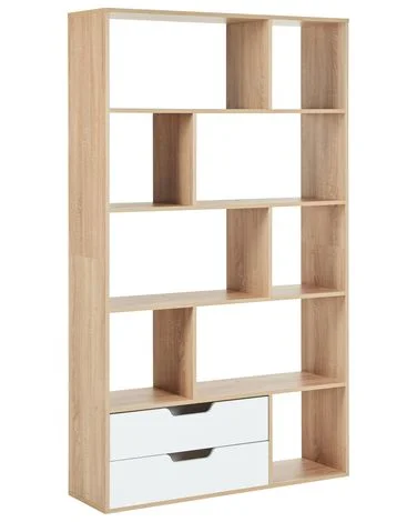 Bokhylle WADENA 185 cm Brun/hvit v:9861382 Bokhylle WADENA 185 cm Brun/hvit v:9861382