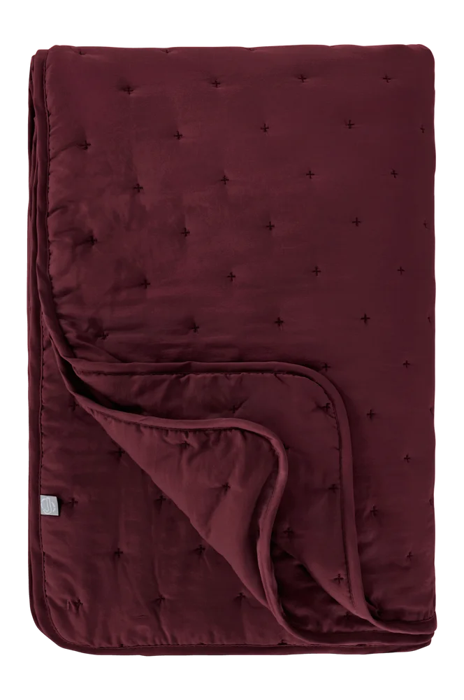Bedspread 180 Calm sengeteppe – Rød – Tekstiler | m v:6603625