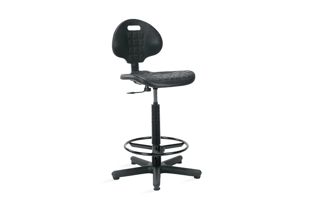 Kontorstol høy NARGO 71x71xH89-120cm svart v:5290881