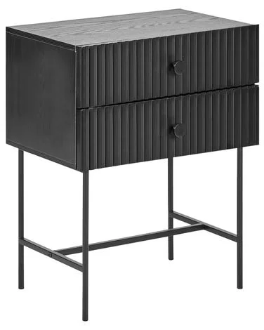 Nattbord med 2 skuffer COVENTRY Svart v:1933598 Nattbord med 2 skuffer COVENTRY Svart v:1933598