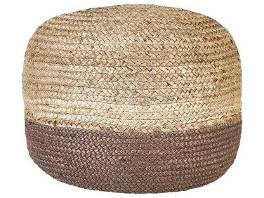 Puff DUKI Jute Brun v:6388143