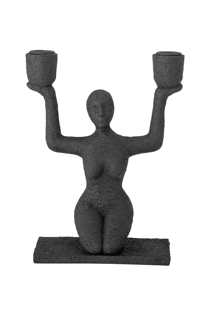 Lucie Lysestake, Svart, Polyresin - Svart - Dekor | m v:2384055