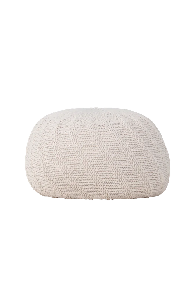 Ted Pouf - Hvit m v:8614947