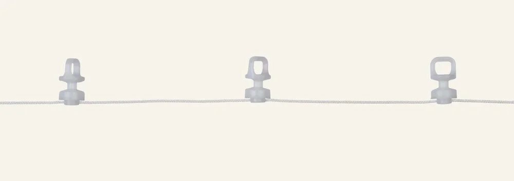 Glidere på snor hvit – 3,4 m v:9061581 Glidere på snor hvit – 3,4 m v:9061581