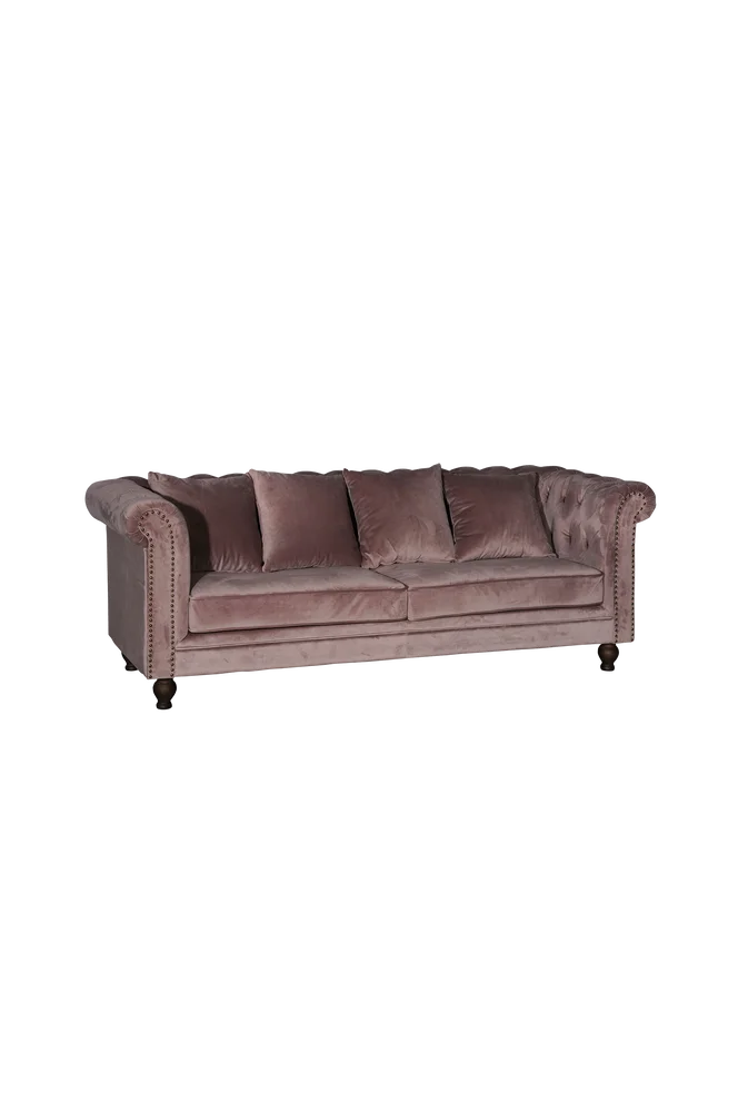 Sofa, Valleta 3-seter - Rosa m v:5764881