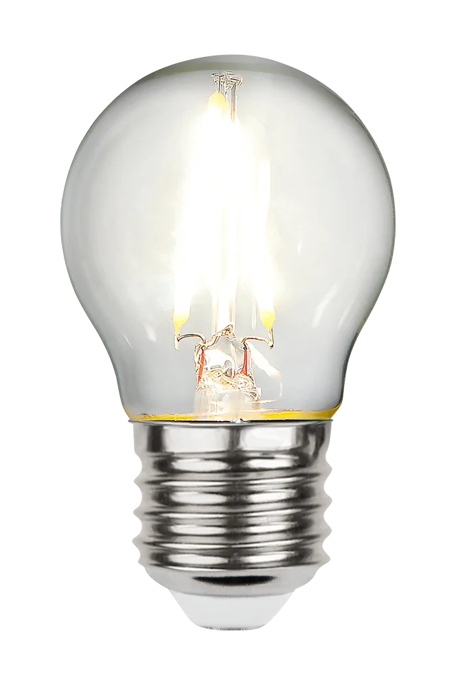 LED lyspære E27 G45 – Transparent – Belysning | m v:9622819 LED lyspære E27 G45 – Transparent – Belysning | m v:9622819