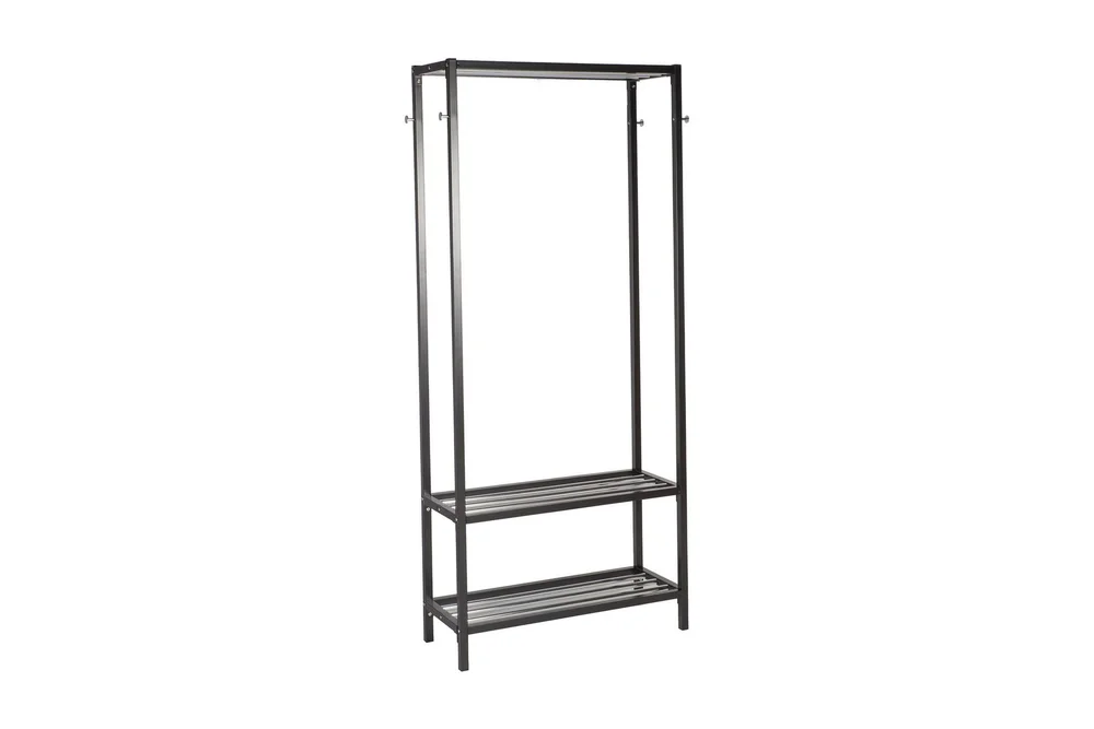 Klesstativ STRAIGHT 85x32xH180 svart / krom v:5574273