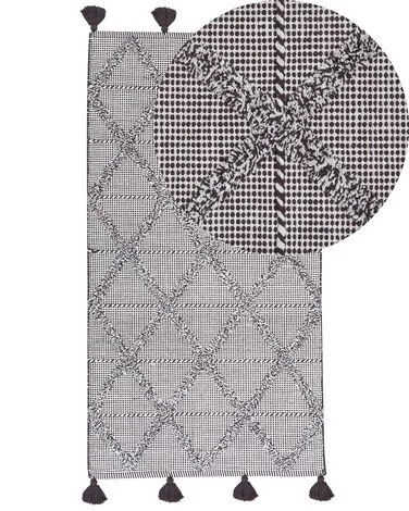 Teppe TUZLA Brun 80 x 150 cm Bomull v:4823999