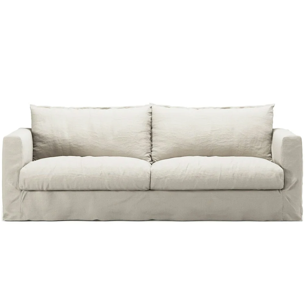 Le grand Air Nou 3-Seter Sofa Lin, Creamy White v:8827357