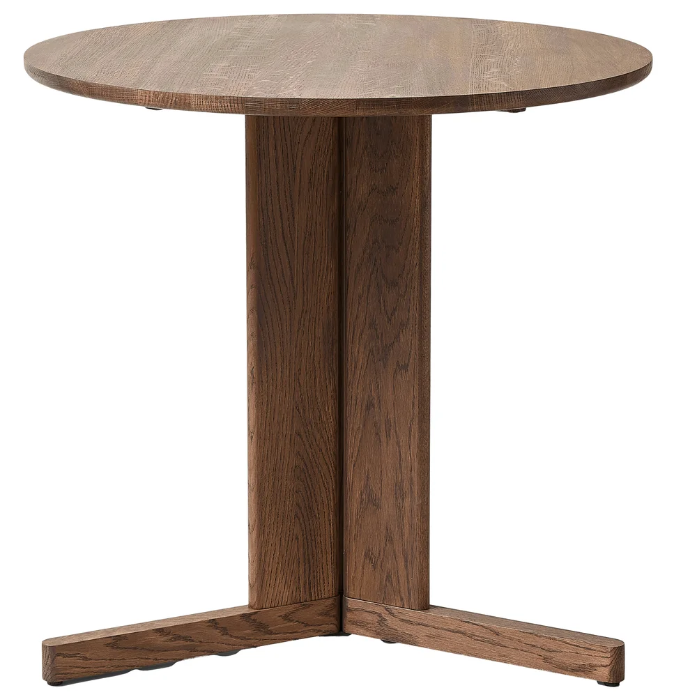 Trefoil Bord 75 cm, Røkt Eik v:2052229