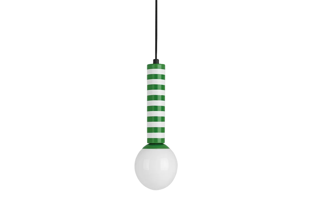 Pendel Lampe Rayado Retro - Grønn - Belysning | m v:4144749