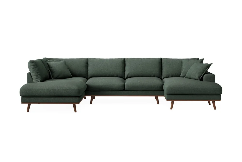 Copenhagen Premium 5-personers Venstrevendt U-formet Dyb Sofa med Divan og Chaiselong i Stoff v:3689175 Copenhagen Premium 5-personers Venstrevendt U-formet Dyb Sofa med Divan og Chaiselong i Stoff v:3689175