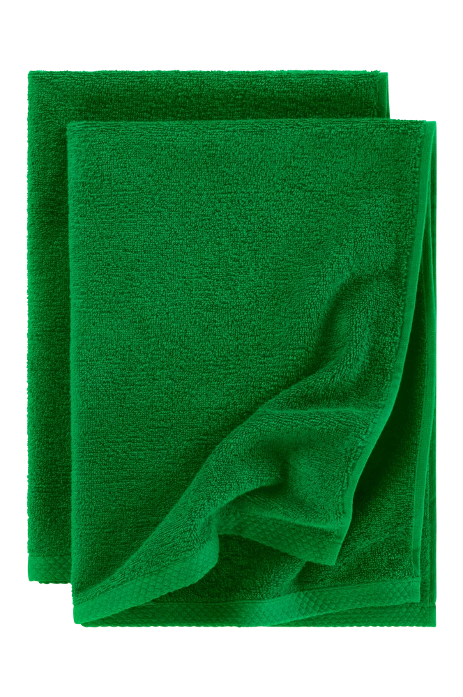 DARCY håndkle 2-pakke 50×70 cm – Grønn – Tekstiler | m v:5761719 DARCY håndkle 2-pakke 50×70 cm – Grønn – Tekstiler | m v:5761719