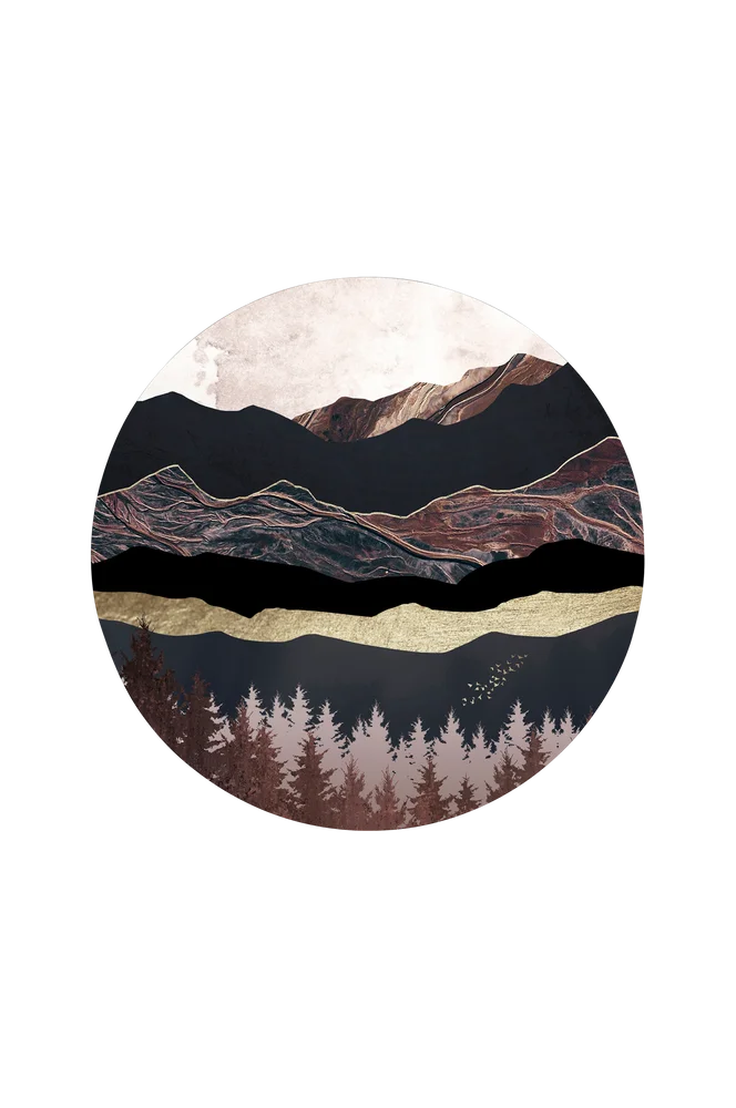 Bilde Autumn Mountains 2 – Rød – Dekor | m v:1808668 Bilde Autumn Mountains 2 – Rød – Dekor | m v:1808668