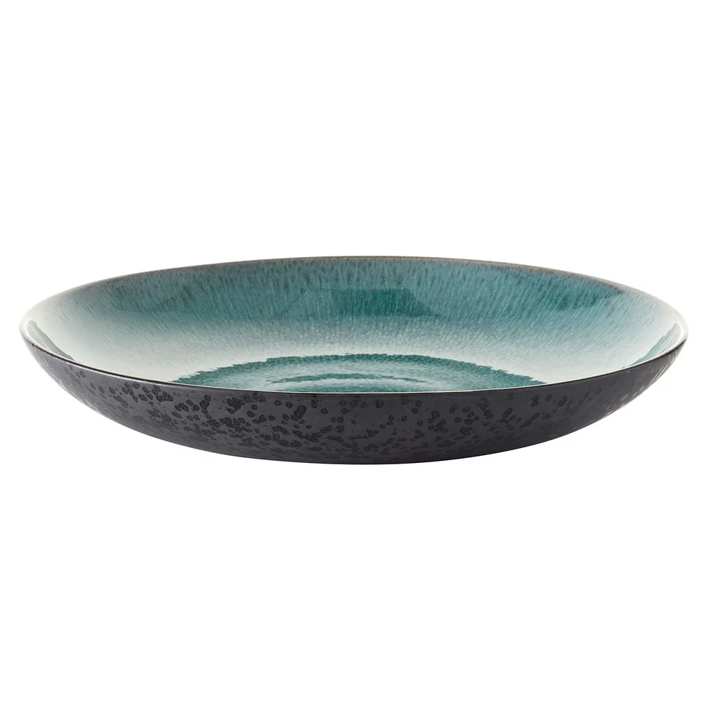 Bitz Tallerken Ø40cm, Sort/Grønn v:9043042 Bitz Tallerken Ø40cm, Sort/Grønn v:9043042