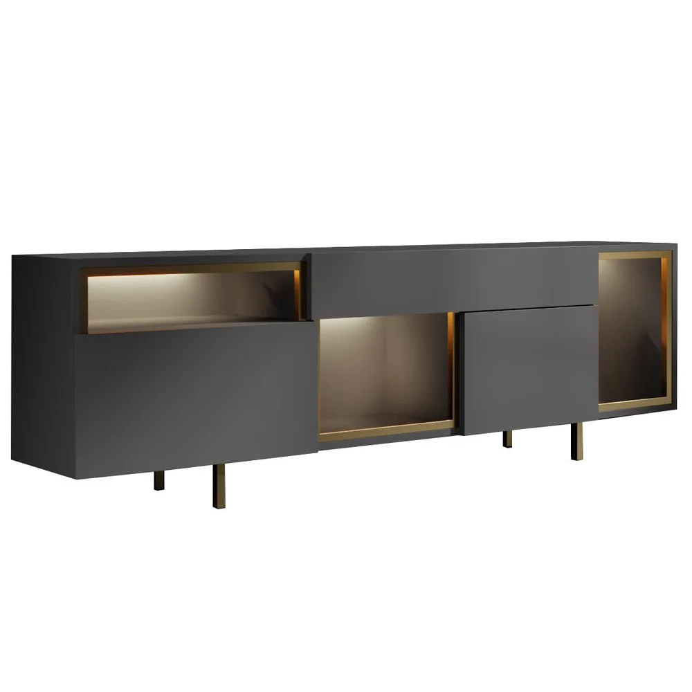 Denvar TV-benk 180x55x32 cm v:6964074