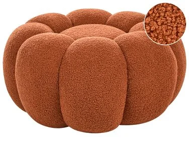 Puff BEAUFORT Bouclé Brun v:6341956 Puff BEAUFORT Bouclé Brun v:6341956