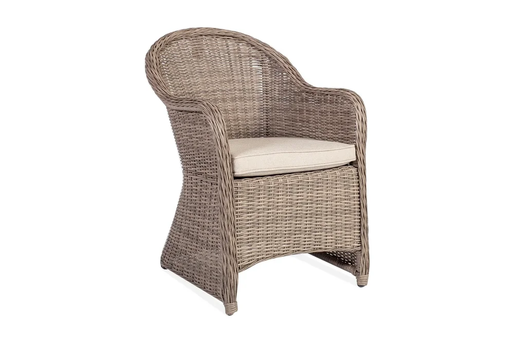 Stol TOSCANA med pute 60x69xH86 farge: grå beige v:9673474 Stol TOSCANA med pute 60x69xH86 farge: grå beige v:9673474